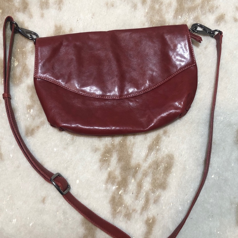 Latico Oxblood Leather crossbody